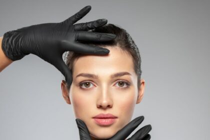 Face Lift Thread. Non Surgical Facial Lifting